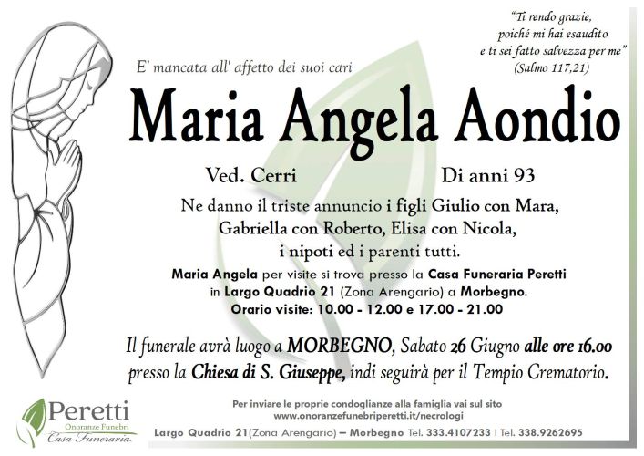 giuseppina pasina necrologio