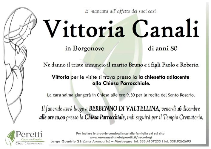 giuseppina pasina necrologio