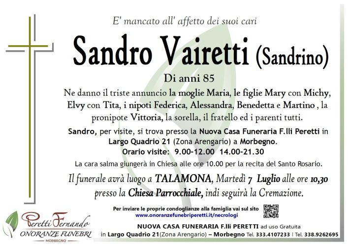 giuseppina pasina necrologio