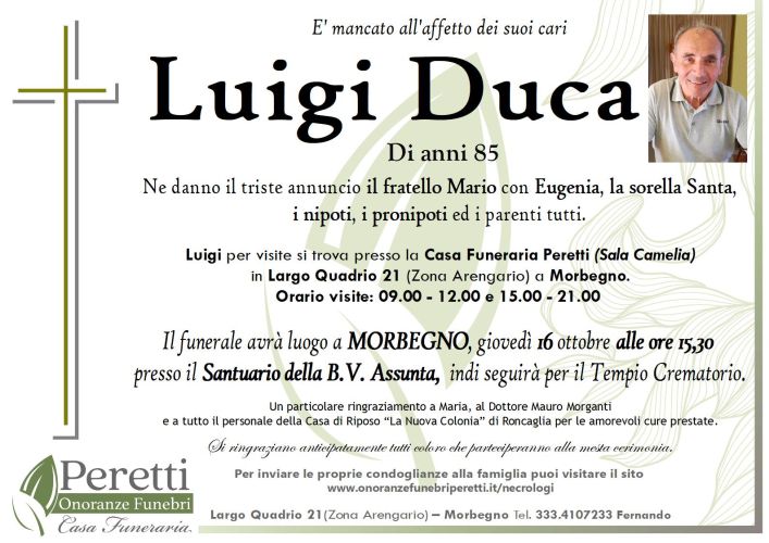 giuseppina pasina necrologio