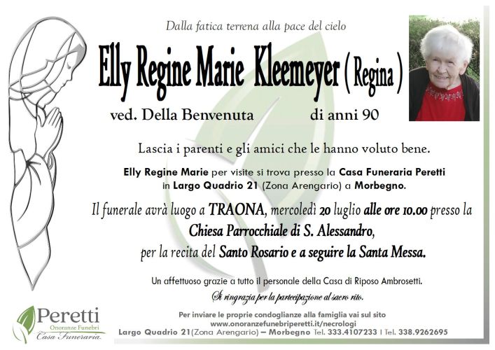 giuseppina pasina necrologio