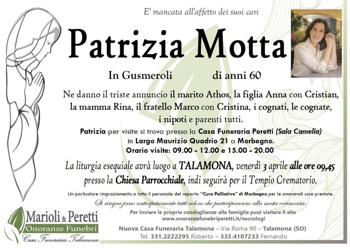 giuseppina pasina necrologio