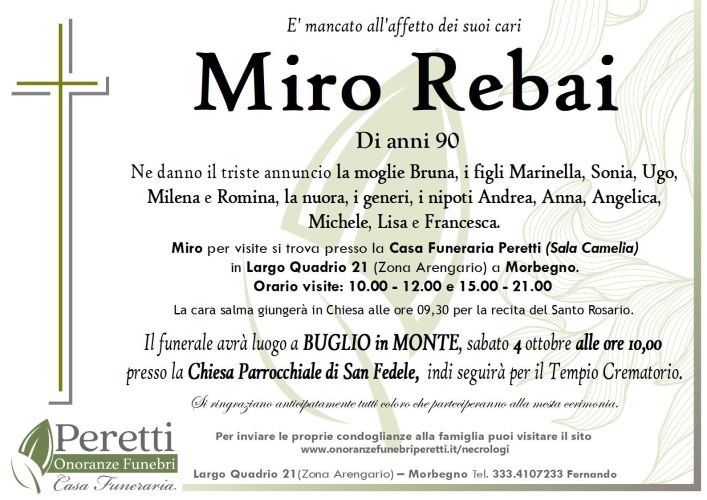 giuseppina pasina necrologio