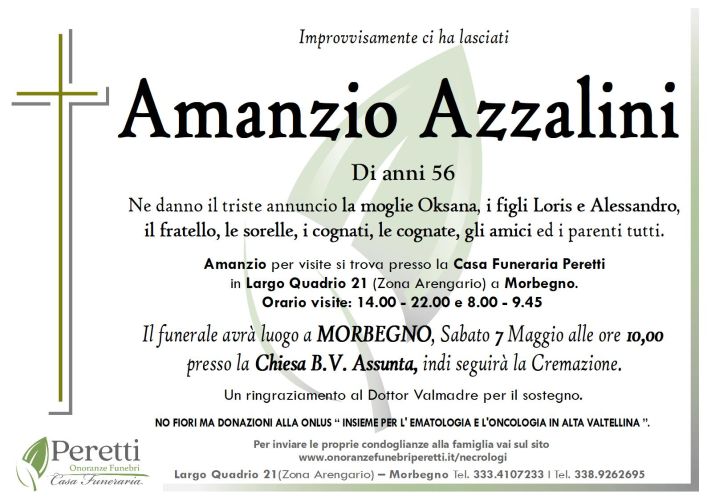 giuseppina pasina necrologio