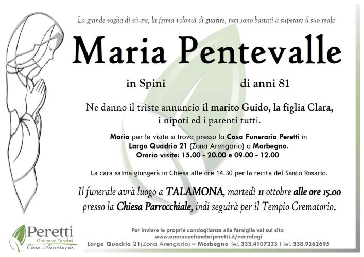 giuseppina pasina necrologio