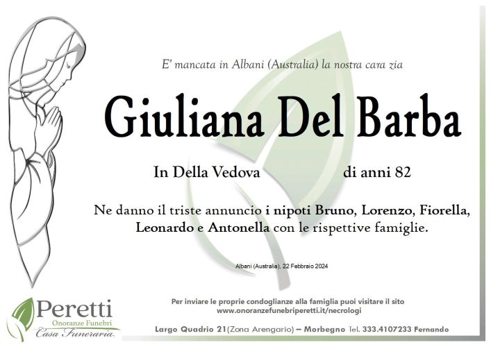 giuseppina pasina necrologio