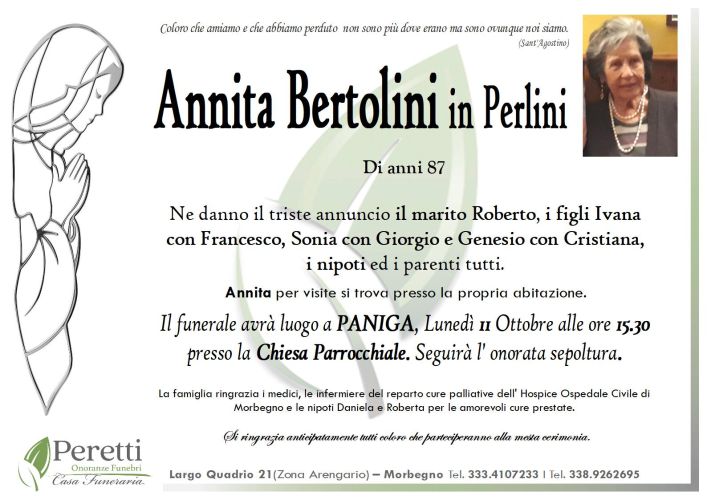 giuseppina pasina necrologio