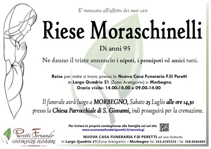 giuseppina pasina necrologio