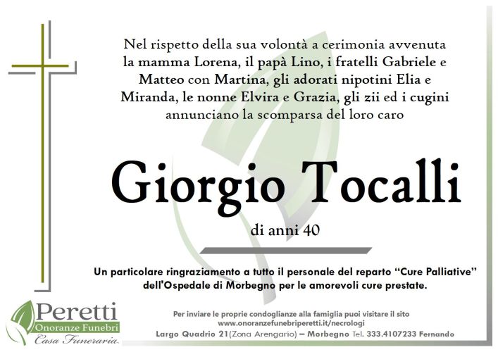 giuseppina pasina necrologio