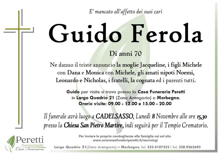 giuseppina pasina necrologio