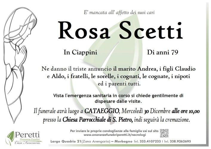 giuseppina pasina necrologio