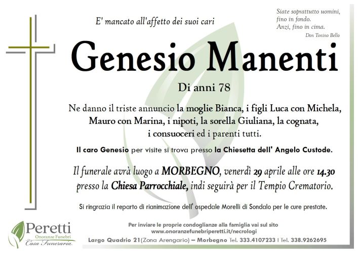 giuseppina pasina necrologio