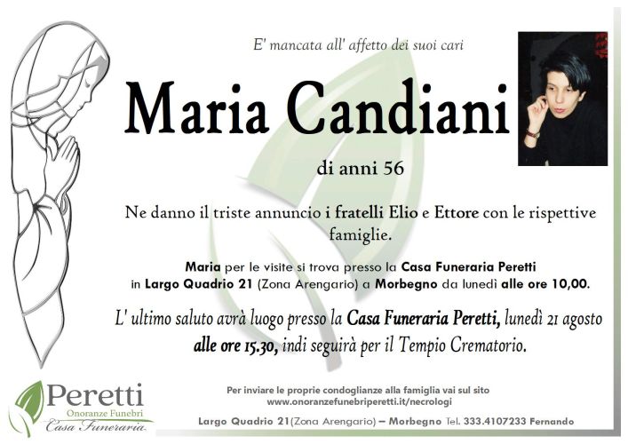 giuseppina pasina necrologio