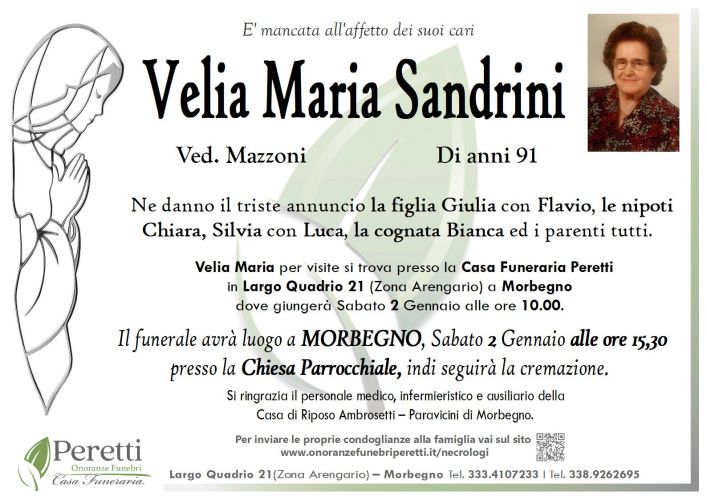 giuseppina pasina necrologio