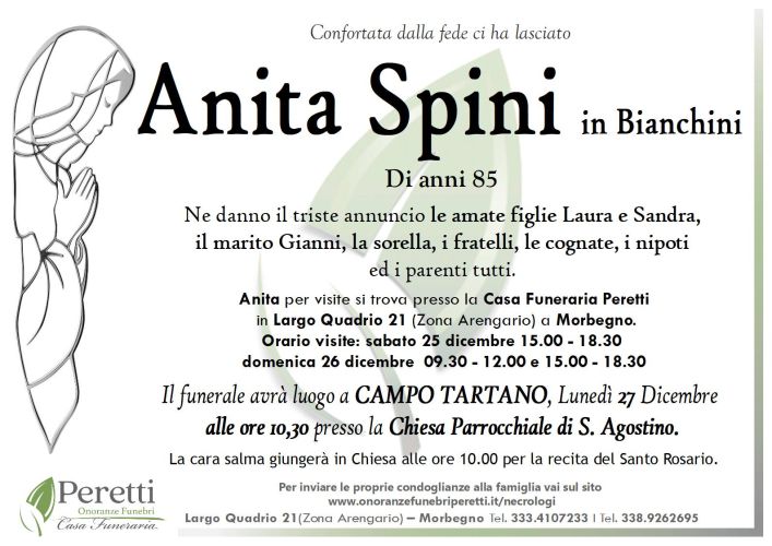 giuseppina pasina necrologio