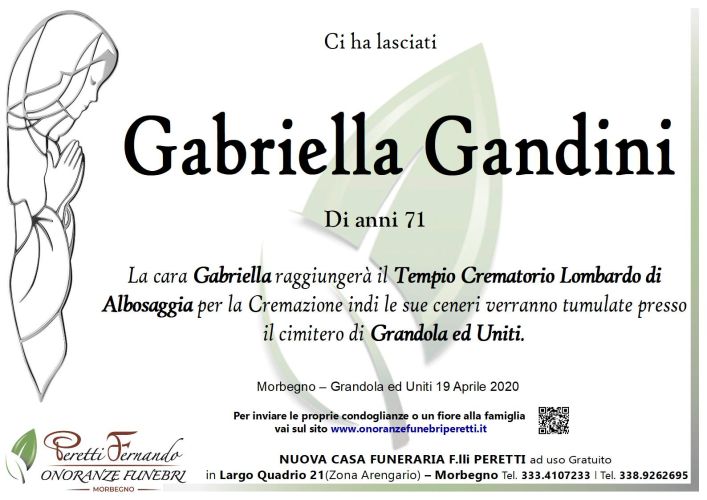 giuseppina pasina necrologio