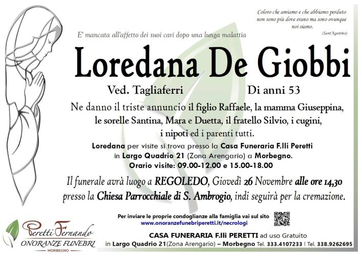 giuseppina pasina necrologio