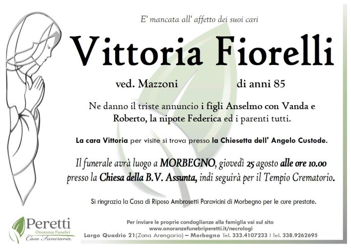 giuseppina pasina necrologio