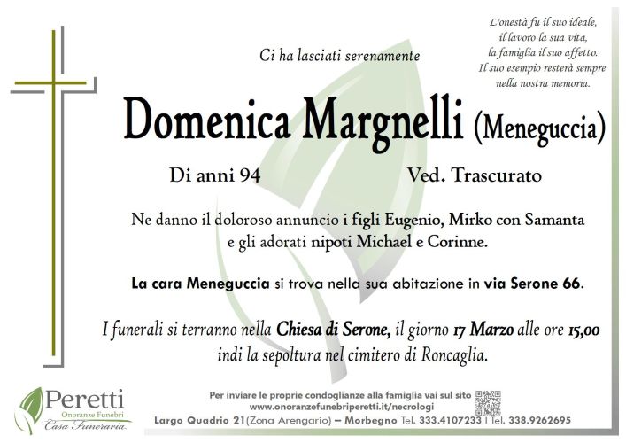 giuseppina pasina necrologio