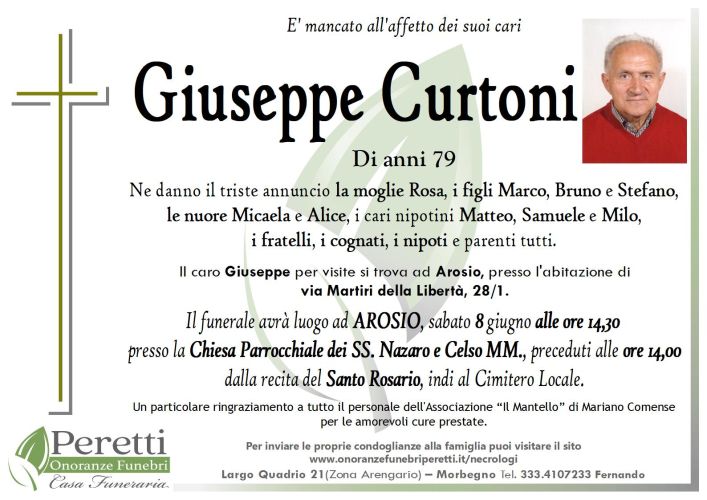 giuseppina pasina necrologio