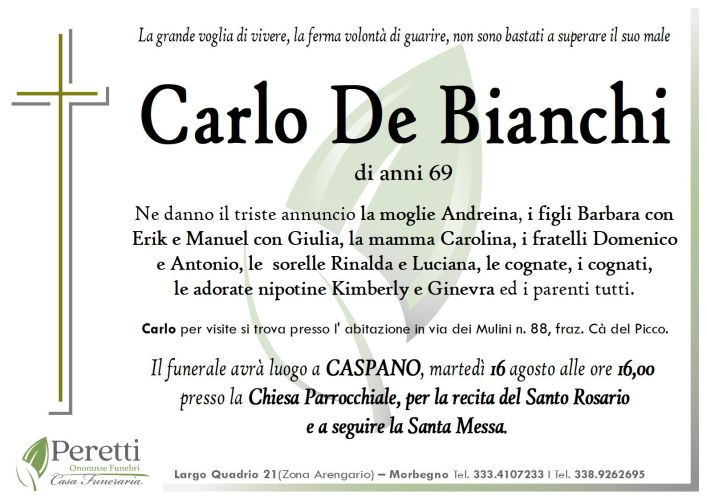 giuseppina pasina necrologio