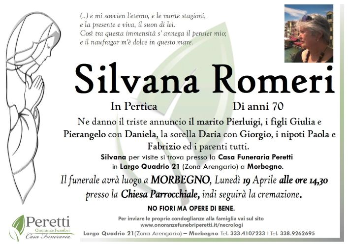 giuseppina pasina necrologio