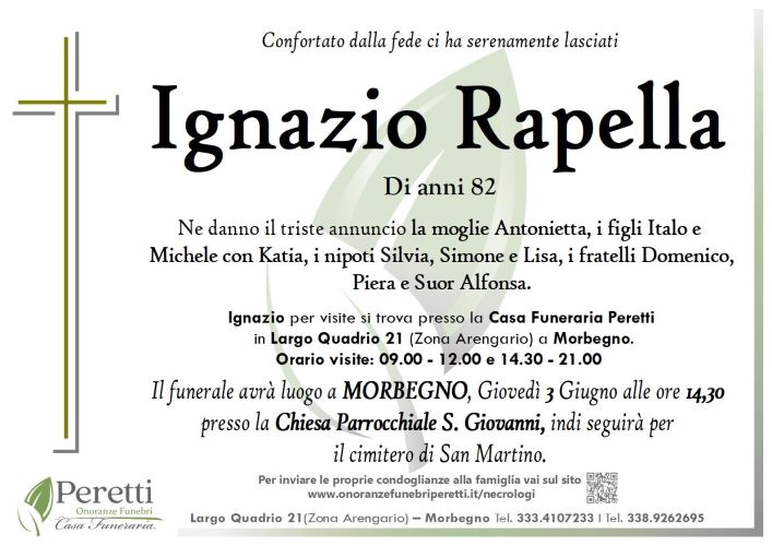 giuseppina pasina necrologio