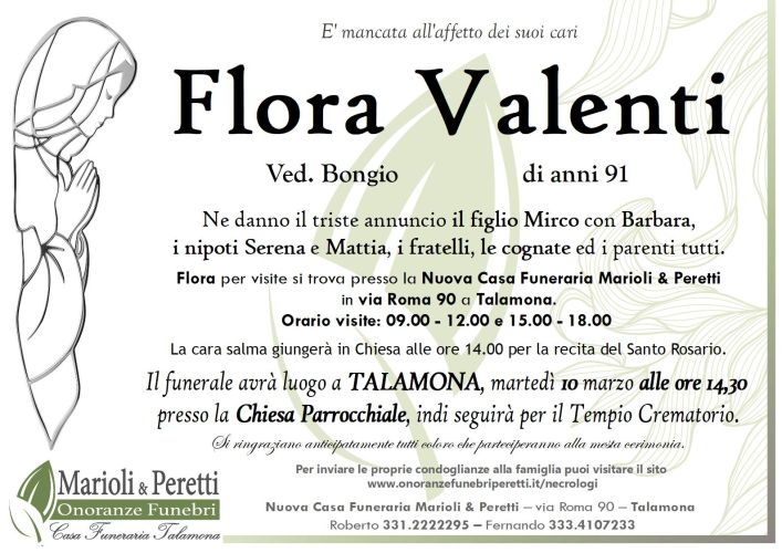 giuseppina pasina necrologio