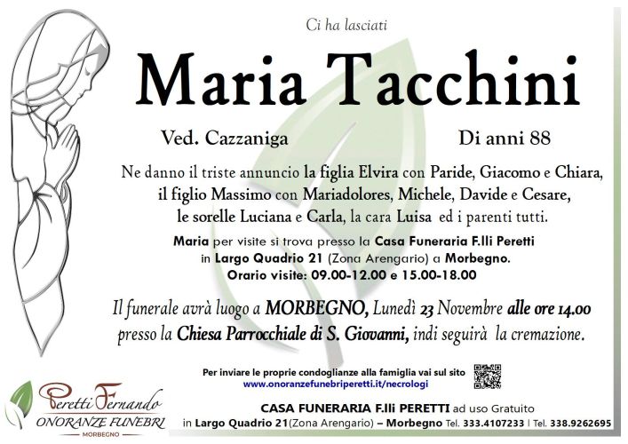 giuseppina pasina necrologio