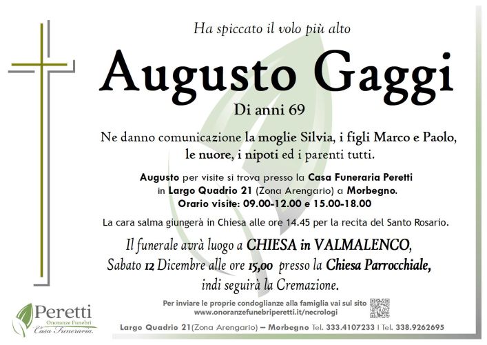 giuseppina pasina necrologio