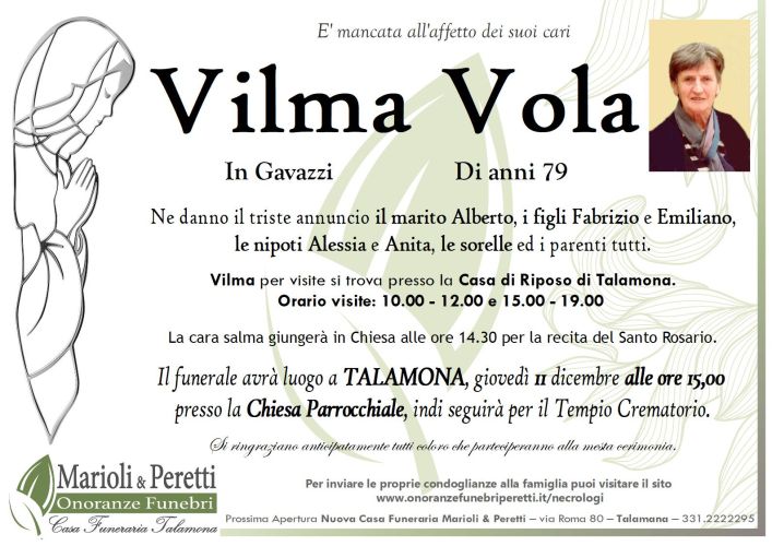 giuseppina pasina necrologio