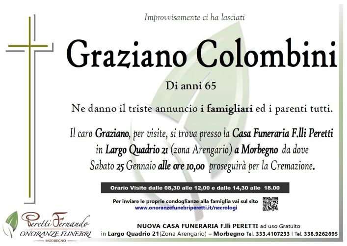 graziano colombini necrologio